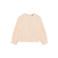 Daily7 rechtvallende gebloemde blousetop - ecru