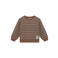 Daily7 oversized gestreepte sweater - bruin