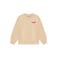 Daily7 oversized sweater met backprint - beige