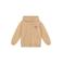 Daily7 rechtvallend sweatvest met backprint - zand