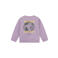 Daily7 oversized sweater met backprint - paars