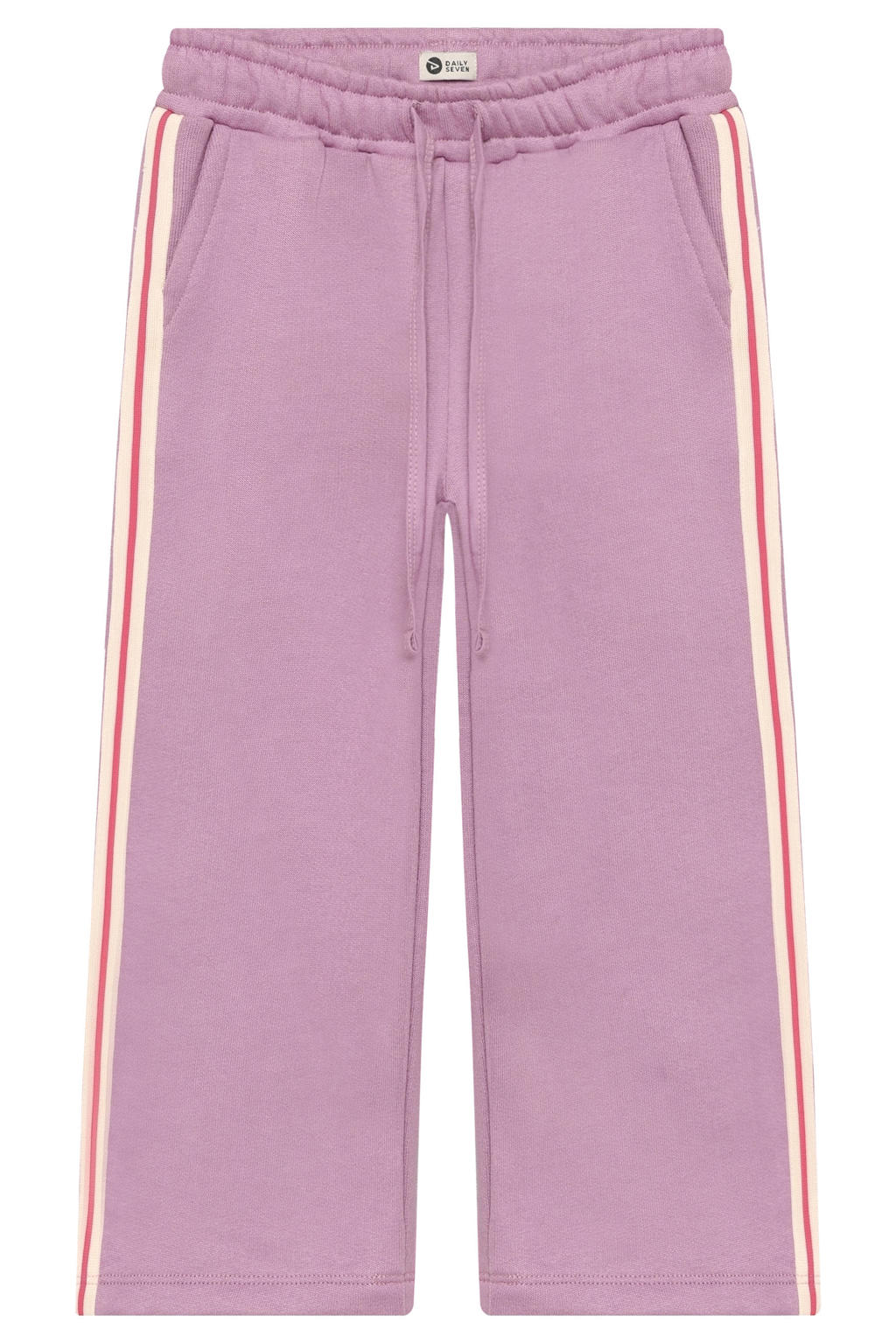Daily7 wide leg joggingbroek - paars
