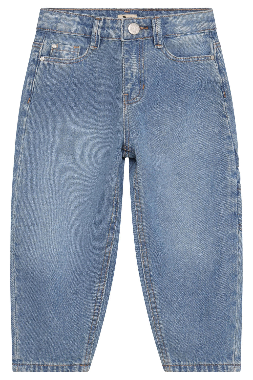 Daily7 barrel jeans - mediumblauw