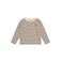 Daily7 rechtvallende gestreepte longsleeve - beige