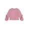 Daily7 rechtvallende longsleeve met ruches - oudroze
