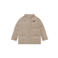 Daily7 corduroy pufferjas met backprint - taupe