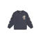 Daily7 oversized sweater met print - grijs