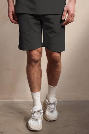 Luxury regular sweatshort antraciet