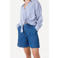 Another-Label regular waist short medium blue denim