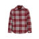 TYGO & vito flanel relaxed fit geruit overhemd - donkerrood