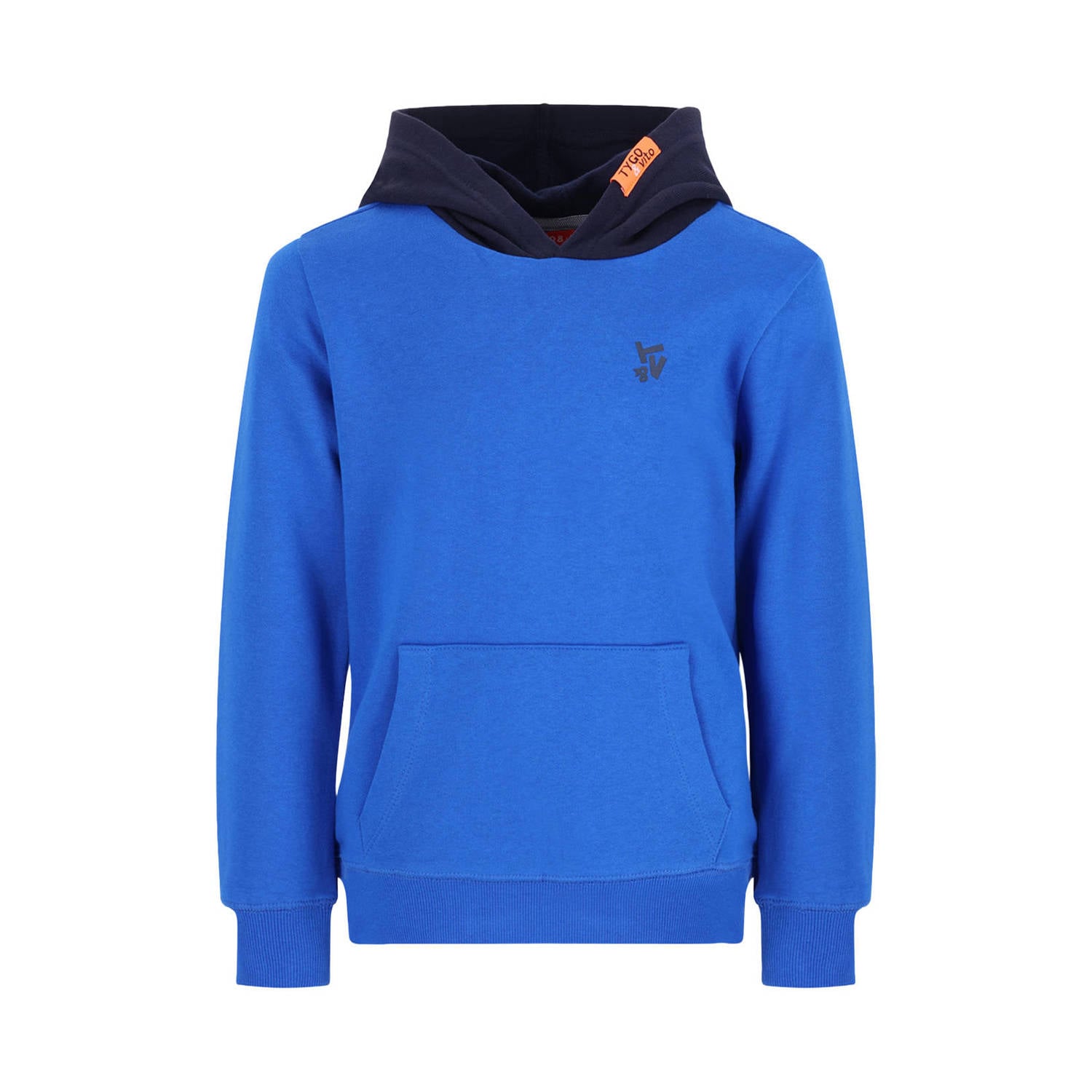 TYGO & vito hoodie met backprint blauw