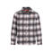 TYGO & vito flanel geruit casual overhemd - beige/grijs/bruin