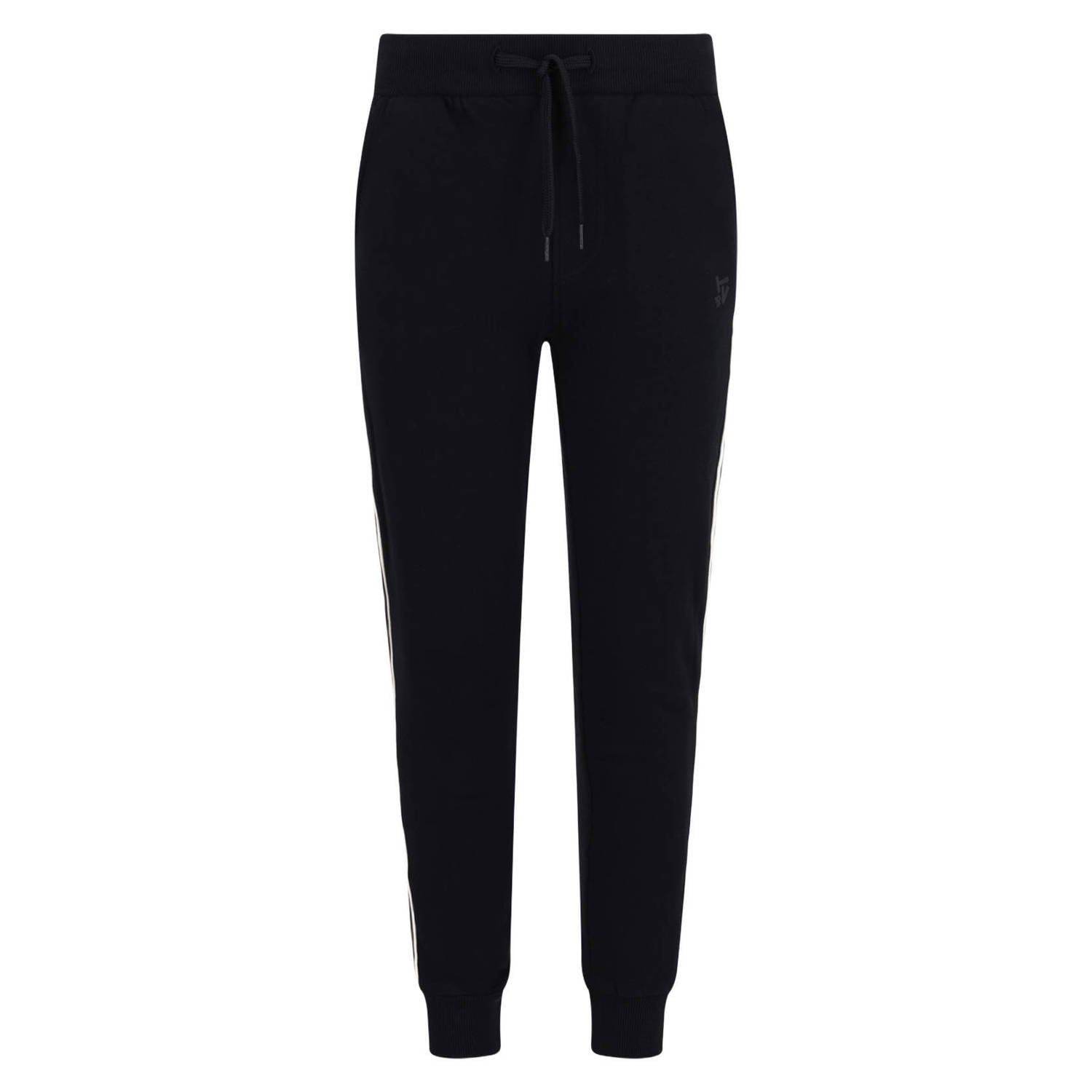 TYGO & vito regular fit joggingbroek zwart