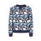 TYGO & vito sweater met print - donkerblauw
