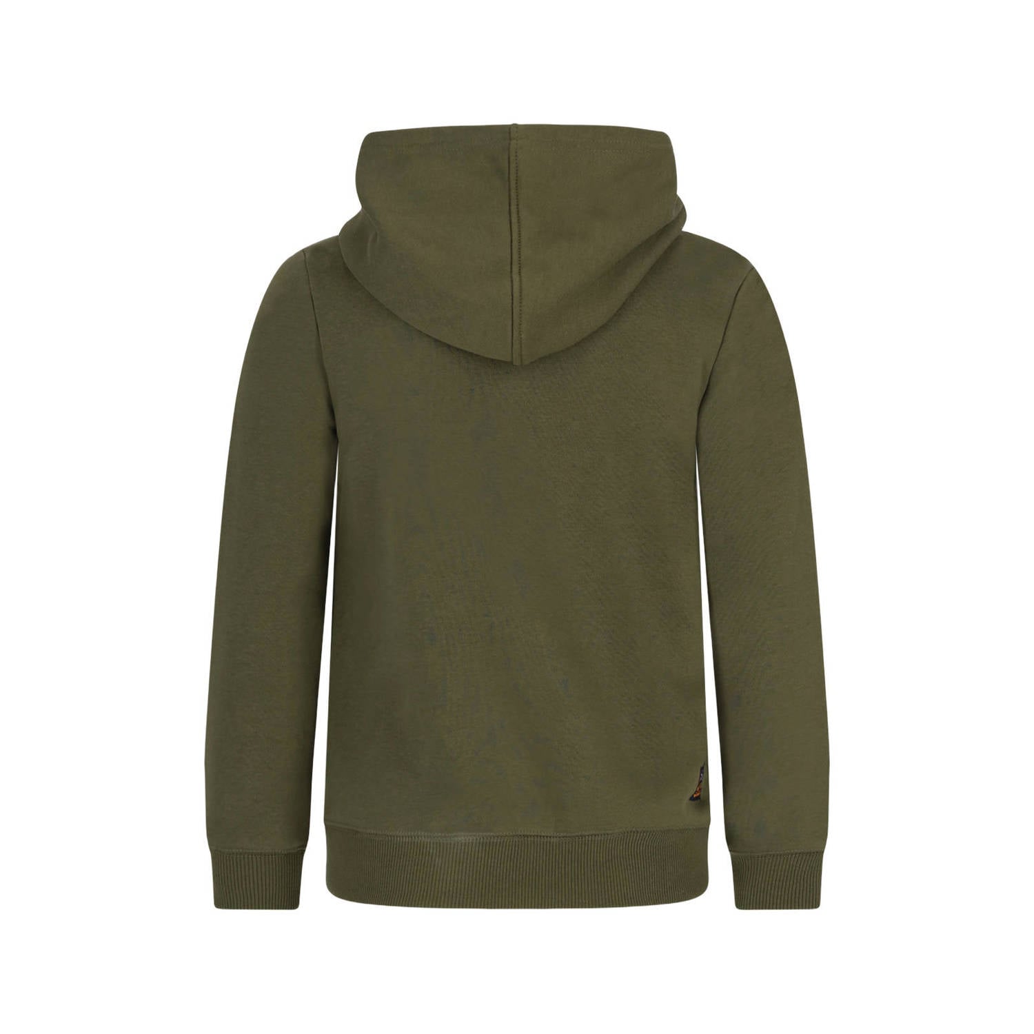 TYGO & vito hoodie met print olijfgroen
