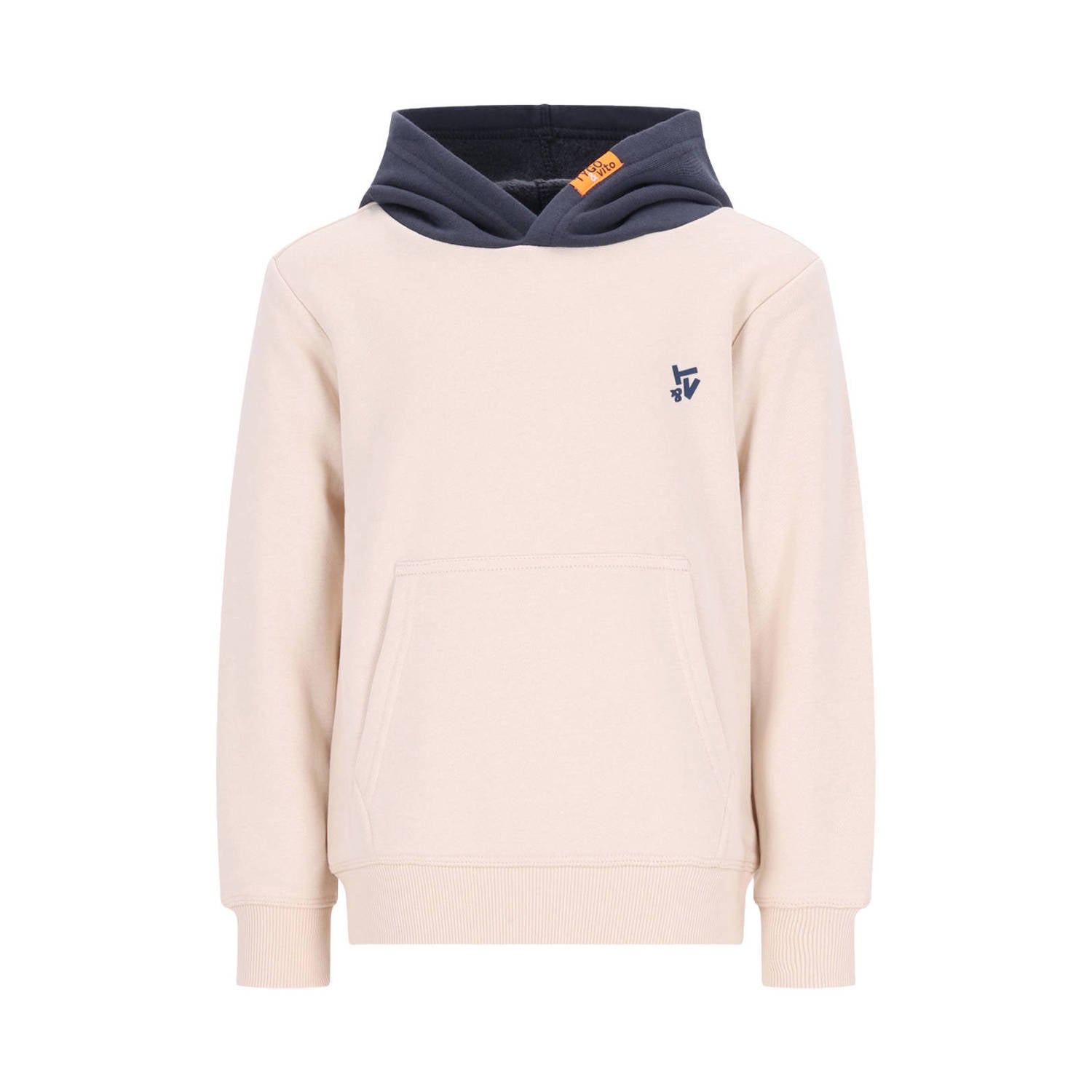 TYGO & vito sweater met backprint beige
