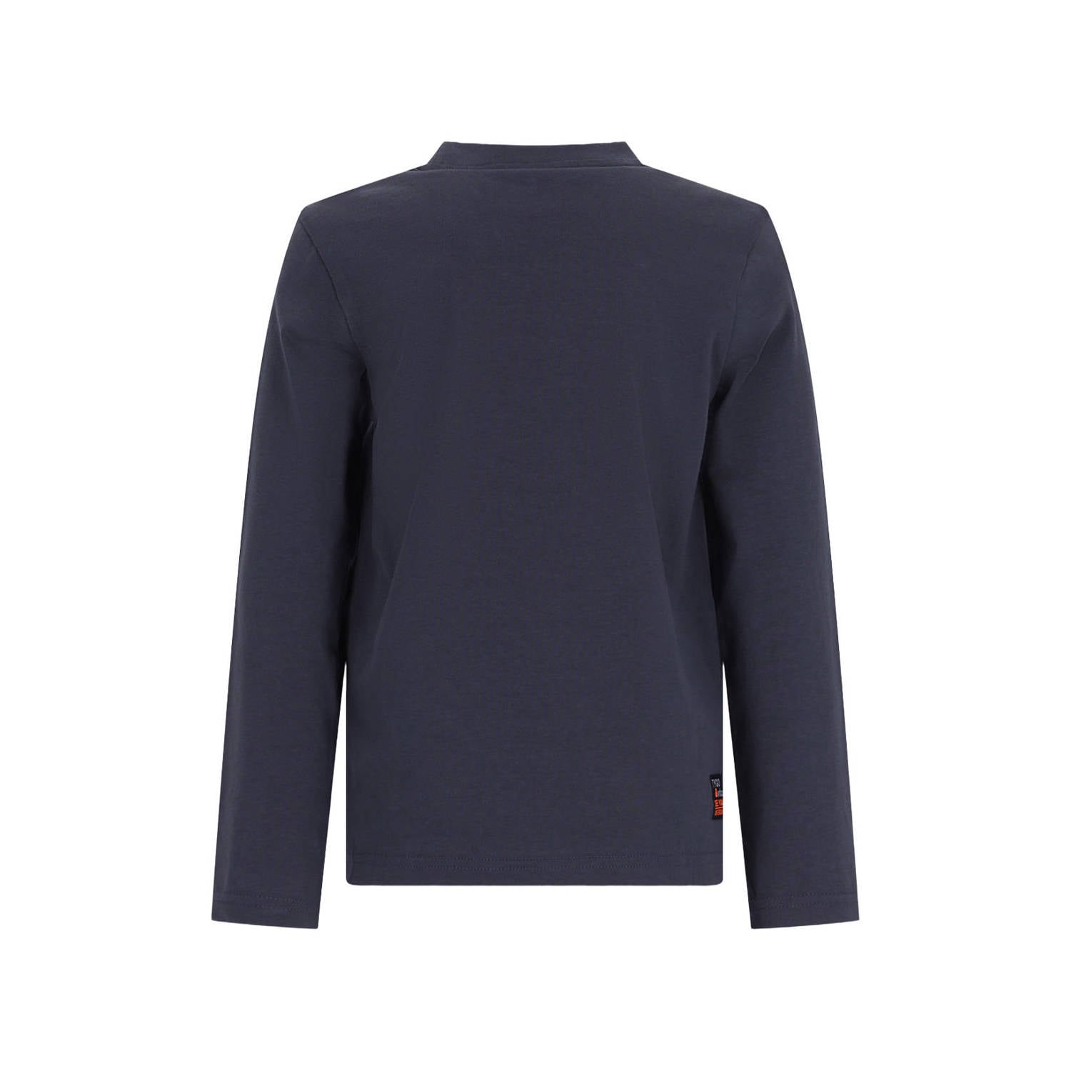 TYGO & vito jersey rechtvallende longsleeve met print