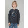 TYGO & vito jersey rechtvallende longsleeve met print