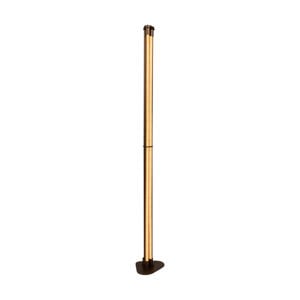 JANDERIN - Vloerlamp - LED Dimb. - CCT - 2x17W 2200K/3300K - Handbewegingssensor - Champagne kleur | Vibes