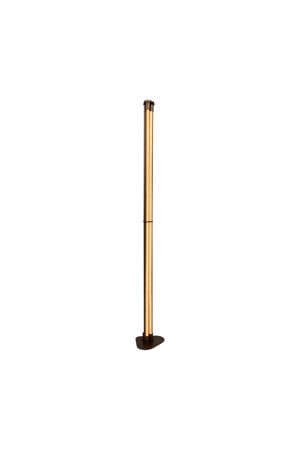 JANDERIN - Vloerlamp - LED Dimb. - CCT - 2x17W 2200K/3300K - Handbewegingssensor - Champagne kleur | Vibes