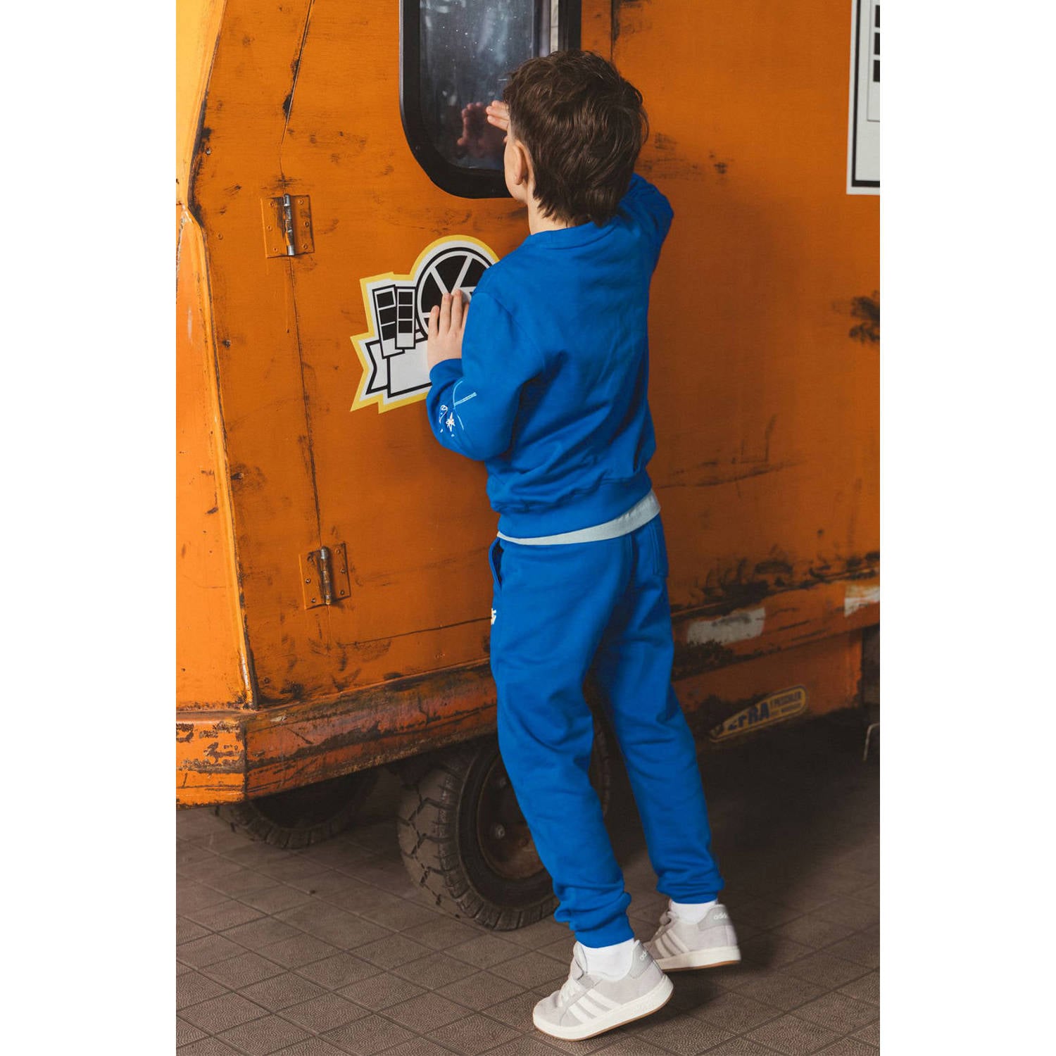 TYGO & vito regular fit joggingbroek blauw