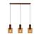 Lucide TOLEDO - Hanglamp - Ø 20 cm - 3xE27 - Amber