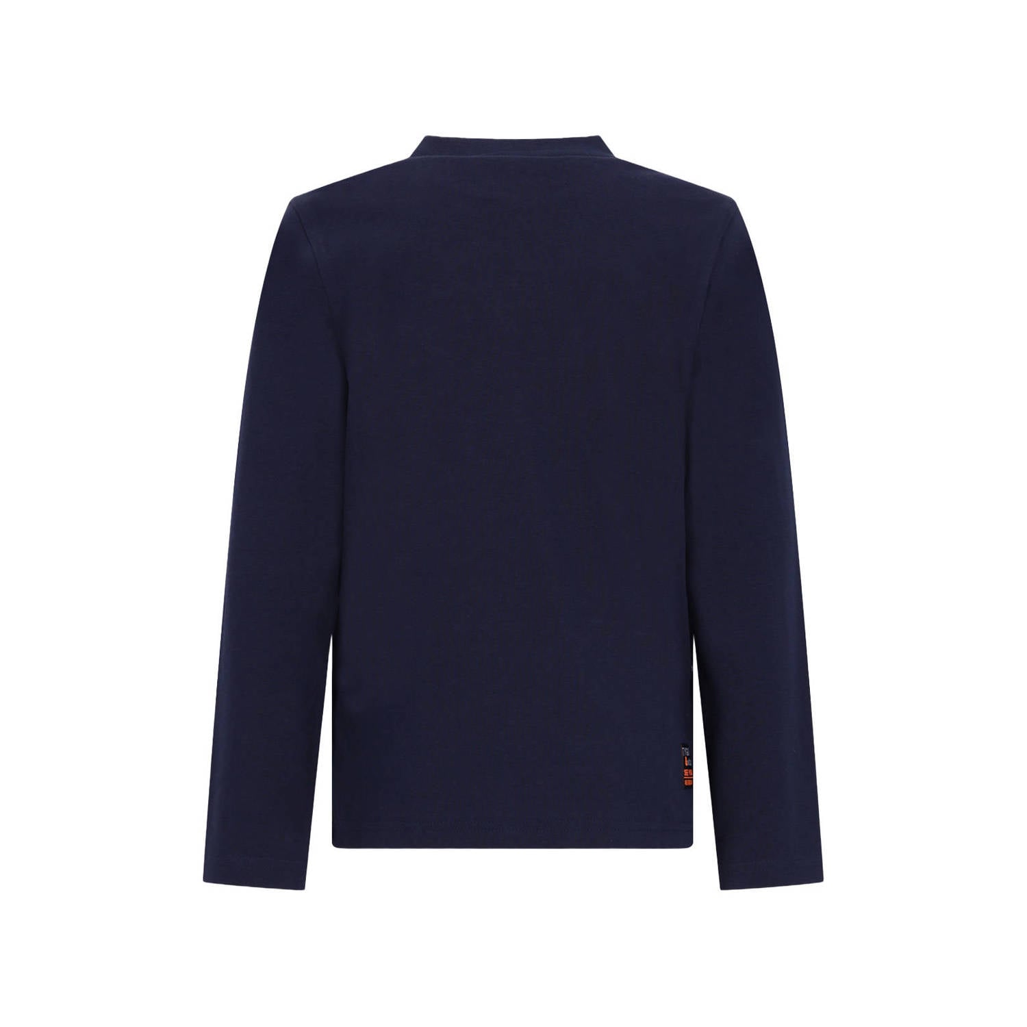 TYGO & vito jersey longsleeve met print donkerblauw