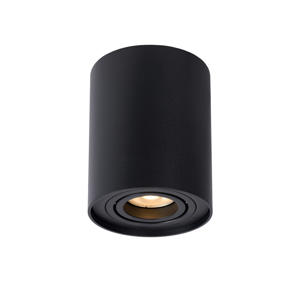 TUBE - Plafondspot - Ø 9,6 cm - 1xGU10 - Zwart