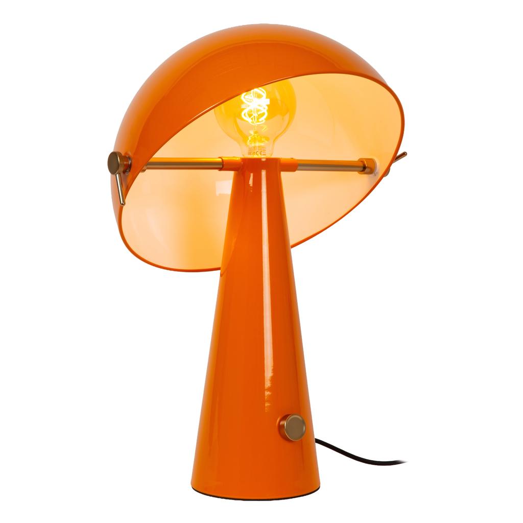 Lucide BARONE - Tafellamp - Ø 38 cm - 1xE27 - Oranje | Vibes