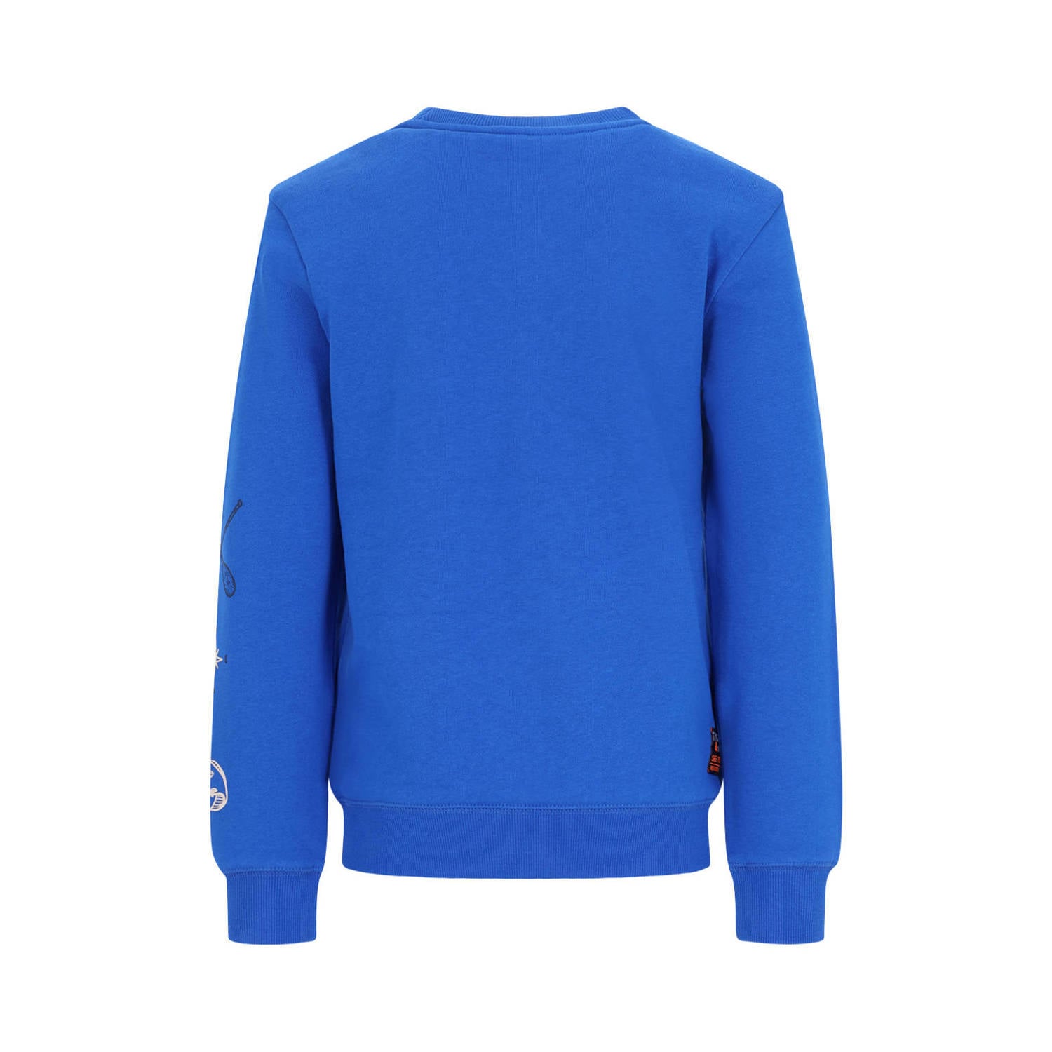 TYGO & vito sweater met print blauw
