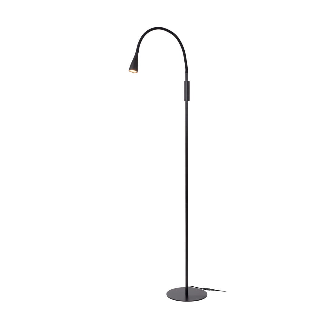 Lucide ZOZY - Leeslamp - LED 3 StepDim - 1x4W 3000K - Zwart
