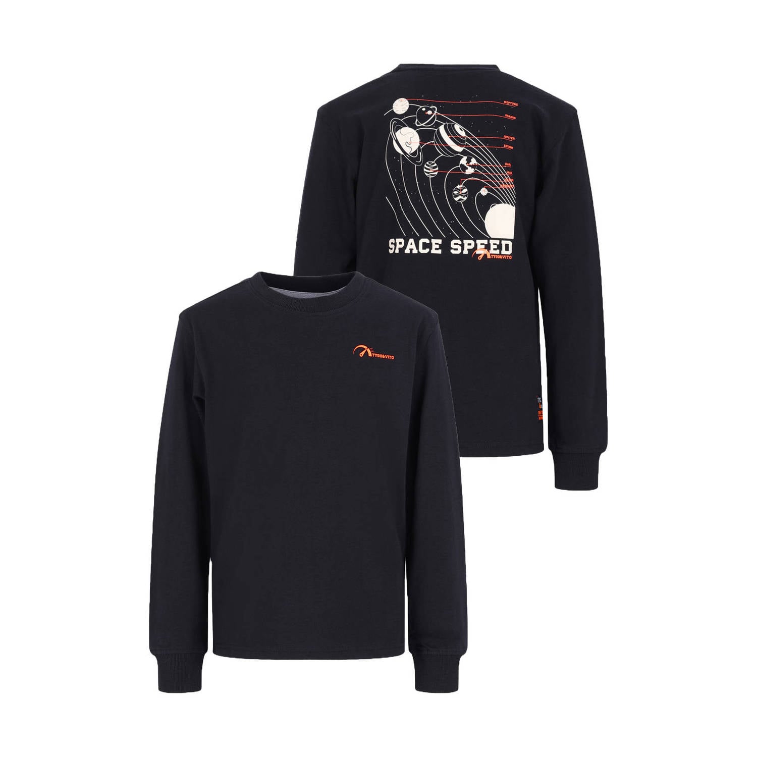 TYGO & vito jersey longsleeve met backprint