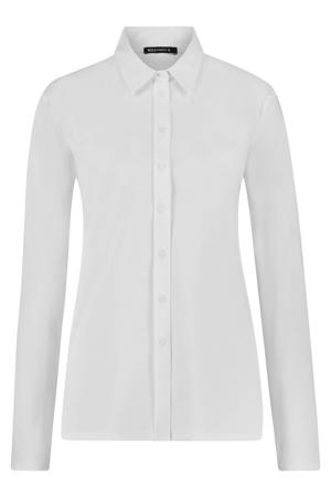 travelstof blouse wit