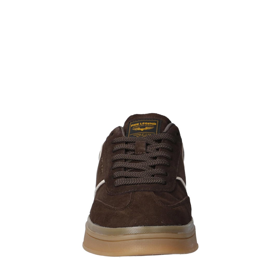 PME Legend Hauler CS-10 suède sneakers - donkerbruin