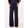 Zusss straight leg broek - donkerblauw