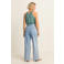 Expresso top met lurex blauw