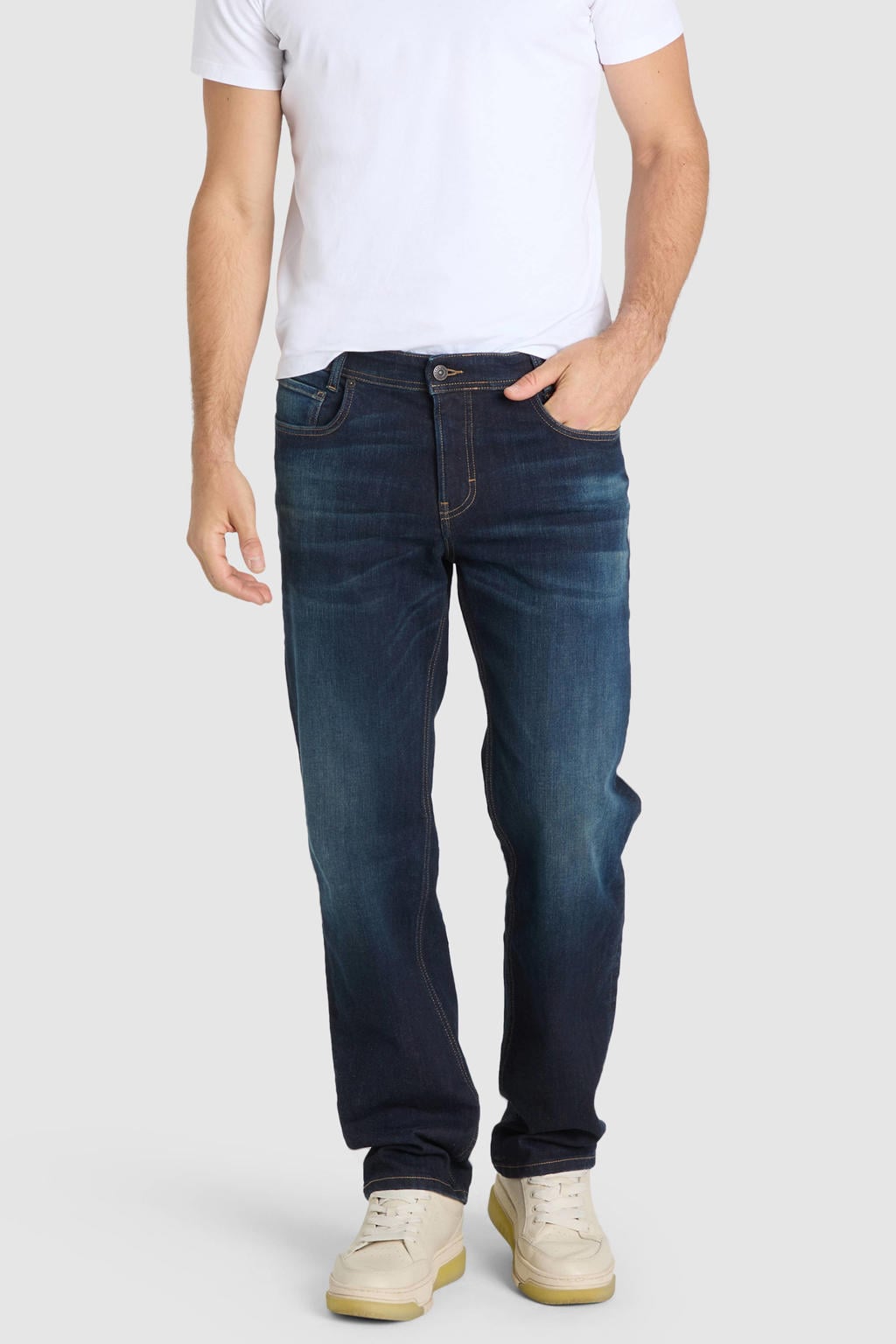MAC Rick straight leg jeans - donkerblauw