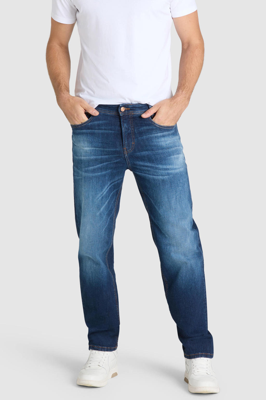 MAC Rick straight leg jeans - blauw