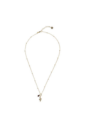 ketting Instinct Snake Garnet