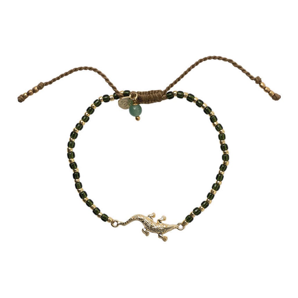 A Beautiful Story armband Untamed Alligator Aventurijn