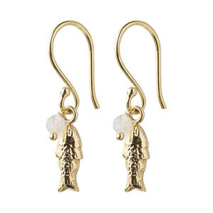 oorbellen Freedom Fish Moonstone