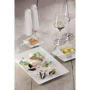 thumbnail: BonBistro Ovenschalen Yong Squito - Wit - 19 x 12 x 6 cm / 720 ml - 2 stuks