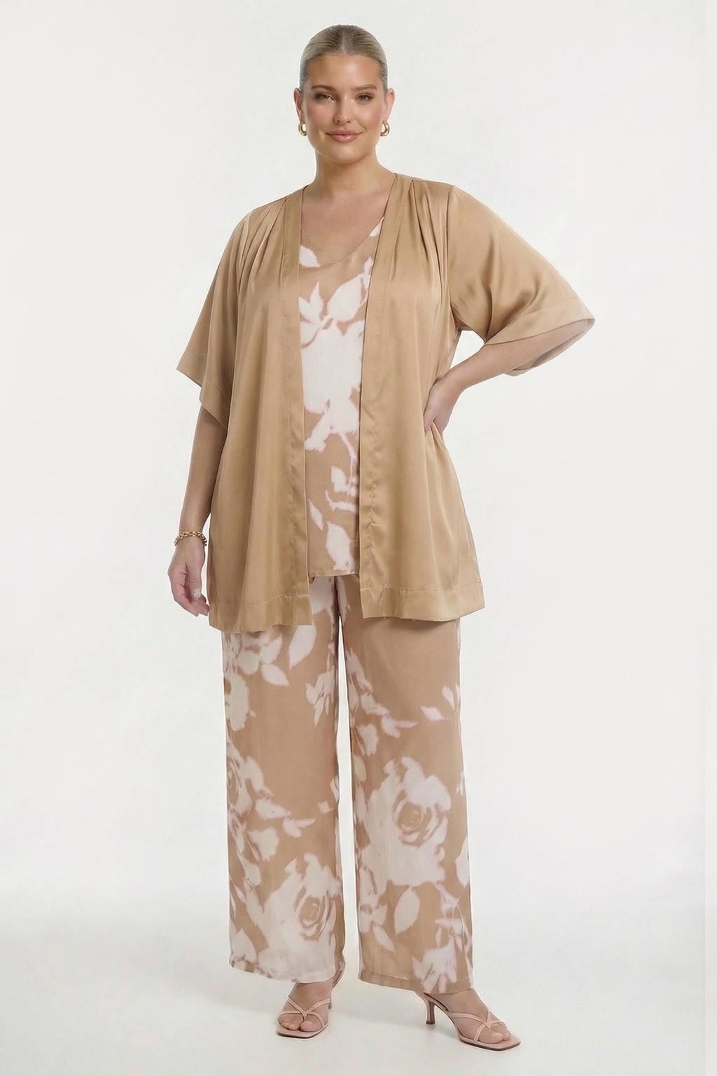 YOEK kimono camel