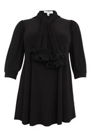 thumbnail: YOEK Lovers Collection dolce tuniek met sjaal zwart