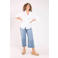 Paprika linnen blouse Plus Size - wit