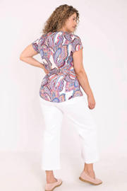 thumbnail: Paprika top Plus Size met paisley - meerkleurig