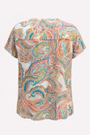 thumbnail: Paprika top Plus Size met paisley - meerkleurig
