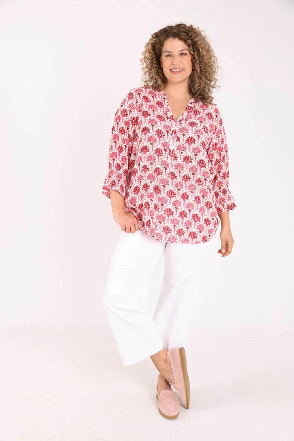 Paprika blouse roze