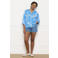 LOLALIZA gebloemde blouse blauw