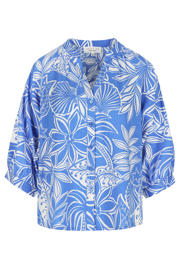 thumbnail: LOLALIZA gebloemde blouse blauw